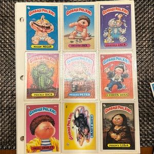 GPK OS2 Lot of 9 1986 ungraded good condition!